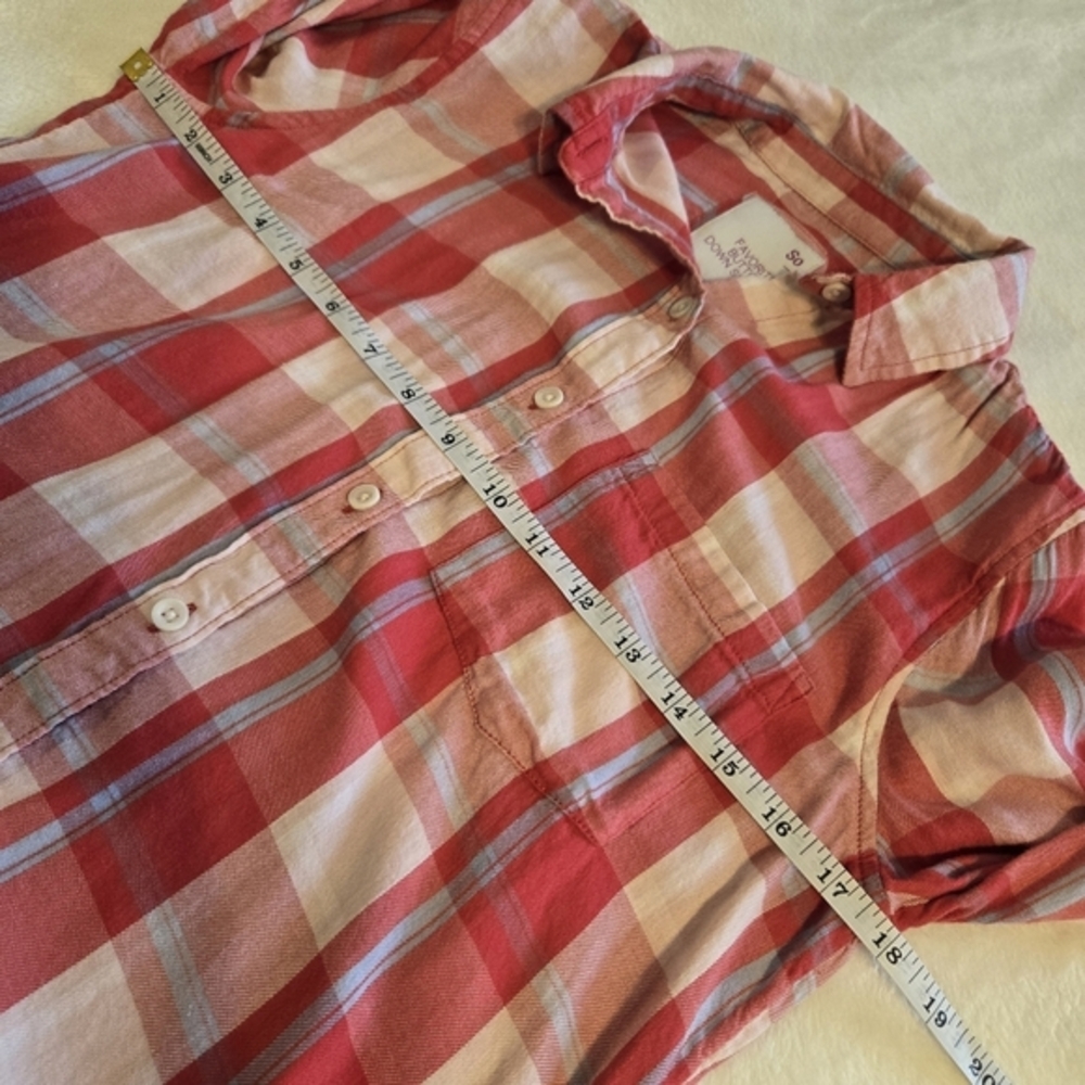 SO Women's Long Sleeve Button Down Plaid Flannel Small - Picture 6 of 10